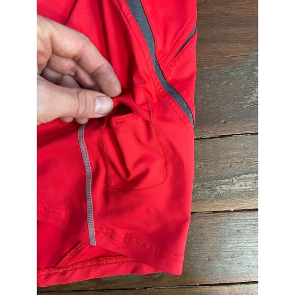 Lululemon Men’s XL Red Long Sleeve Athletic Running Shirt Reflective Logo - Picture 5 of 8